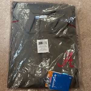 NEW IN BAG! Columbia Alabama Half Zip Tuk Mountain Mens Size XXL Shirt